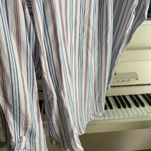 beachlunchlounge Multicolor Striped Blouse L - Picture 16 of 16